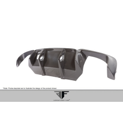 2011-2016 BMW M5 F10 Carbon AF-1 Rear Diffuser ( CFP ) - 1 Piece image - 7