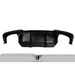2011-2016 BMW M5 F10 Carbon AF-1 Rear Diffuser ( CFP ) - 1 Piece image - 8