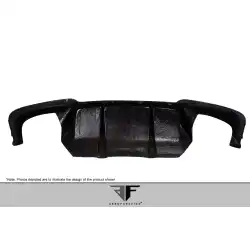 2011-2016 BMW M5 F10 Carbon AF-1 Rear Diffuser ( CFP ) - 1 Piece image - 8