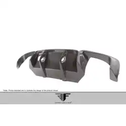 2011-2016 BMW M5 F10 Carbon AF-1 Rear Diffuser ( CFP ) - 1 Piece image - 14
