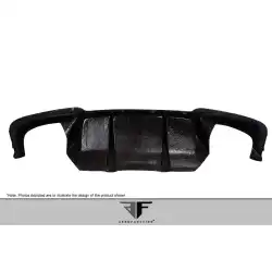 2011-2016 BMW M5 F10 Carbon AF-1 Rear Diffuser ( CFP ) - 1 Piece image - 16