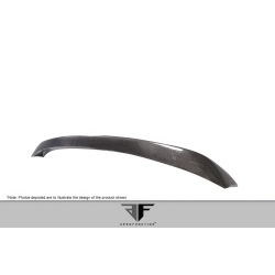 2011-2016 BMW 5 Series F10 Carbon AF-1 Rear Trunk Wing Spoiler ( CFP )  - 1 Piece image - 5