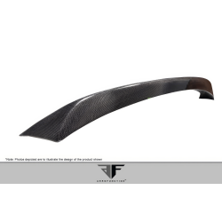 2011-2016 BMW 5 Series F10 Carbon AF-1 Rear Trunk Wing Spoiler ( CFP )  - 1 Piece image - 7
