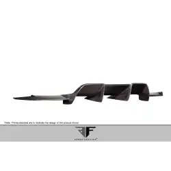 2012-2019 BMW M6 F12 Carbon AF-1 Rear Diffuser ( CFP ) - 1 Piece image - 2