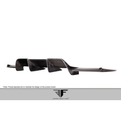 2012-2019 BMW M6 F12 Carbon AF-1 Rear Diffuser ( CFP ) - 1 Piece image - 5