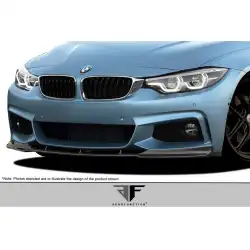 2014-2020 BMW 4 Series M-Sport F32 Carbon AF-1 Front Add On Lip Under Spoiler ( CFP ) - 1 Piece image - 9
