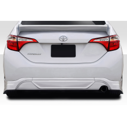 2014-2016 Toyota Corolla Duraflex Zeta Rear Diffuser - 1 Piece image - 3