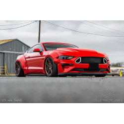 2018-2023 Ford Mustang Duraflex Grid Wide Body Kit - 8 piece image - 8