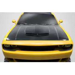 2008-2023 Dodge Challenger TA Look Hood - 1 Piece image - 1