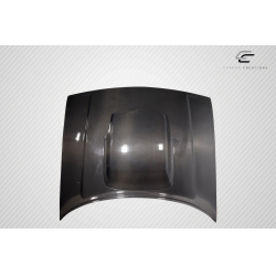 2008-2023 Dodge Challenger Carbon Creations TA Look Hood - 1 Piece image - 9