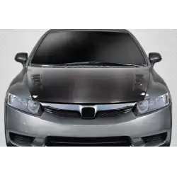 2006-2011 Honda Civic 4DR Type M Hood - 1 Piece image - 1