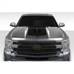 2007-2013 Chevrolet Silverado ZL1 Look Hood - 1 Piece image - 1