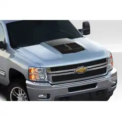 2007-2013 Chevrolet Silverado ZL1 Look Hood - 1 Piece image - 8