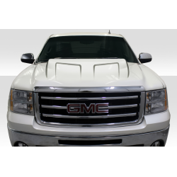 2007-2013 GMC Sierra Duraflex Cowl Hood - 1 Piece image - 3