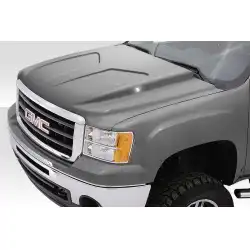 2007-2013 GMC Sierra Cowl Hood - 1 Piece image - 7
