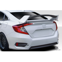 2016-2020 Honda Civic 2DR Duraflex Type R Look Rear Wing Spoiler - 1 Piece image - 3