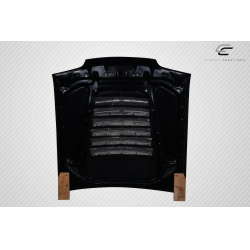 1987-1993 Ford Mustang Carbon Creations GT500 V2 Hood - 1 Piece image - 6