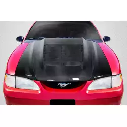 1994-1998 Ford Mustang GT500 V2 Hood - 1 Piece (S) image - 1