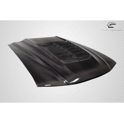 1994-1998 Ford Mustang Carbon Creations GT500 V2 Hood - 1 Piece image - 4