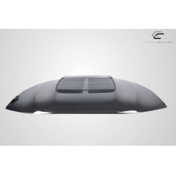 1999-2004 Ford Mustang Carbon Creations GT500 V2 Hood - 1 Piece image - 3