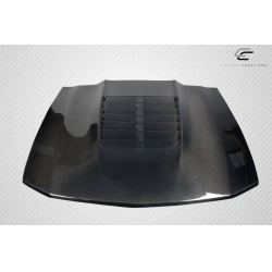 2005-2009 Ford Mustang Carbon Creations GT500 V2 Hood - 1 Piece image - 6