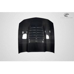 2005-2009 Ford Mustang Carbon Creations GT500 V2 Hood - 1 Piece image - 9