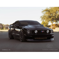 2005-2009 Ford Mustang Carbon Creations GT500 V2 Hood - 1 Piece image - 3