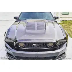 2013-2014 Ford Mustang / 2010-2014 Mustang GT500 GT500 V2 Hood - 1 Piece image - 8