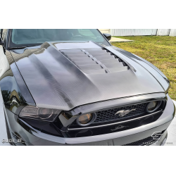 2013-2014 Ford Mustang / 2010-2014 Mustang GT500 Carbon Creations GT500 V2 Hood - 1 Piece image - 3