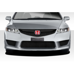 2006-2011 Honda Civic 4DR Duraflex Type R Look Front Bumper - 1 Piece image - 3