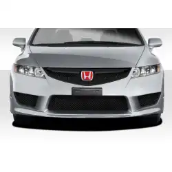 2006-2011 Honda Civic 4DR Type R Look Front Bumper - 1 Piece image - 1