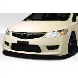 2006-2011 Honda Civic 4DR Type R Look Front Bumper - 1 Piece image - 8