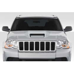 2005-2010 Jeep Grand Cherokee Duraflex SRT Look Hood - 1 Piece image - 1