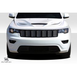 2011-2022 Jeep Grand Cherokee Duraflex Hellcat Look Hood - 1 Piece image - 3