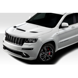 2011-2022 Jeep Grand Cherokee Duraflex Hellcat Look Hood - 1 Piece image - 1