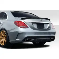 2015-2021 Mercedes C Class W205 4DR Sedan VRT Rear Wing Spoiler - 1 Piece image - 8