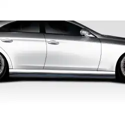 2006-2011 Mercedes CLS Class C219 W219 L Sport Side Skirt Splitters - 2 Piece image - 1