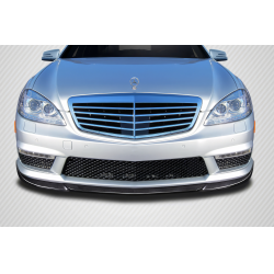 2010-2013 Mercedes S Class S63 W221 Carbon Creations L Sport Front Lip Spoiler - 1 Piece image - 1