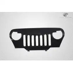 1997-2006 Jeep Wrangler Predator Carbon Fiber Grille image - 3