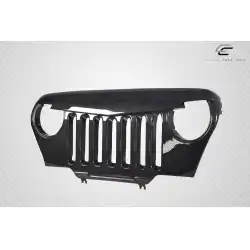 1997-2006 Jeep Wrangler Predator Carbon Fiber Grille image - 5
