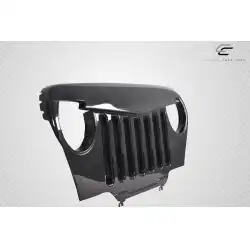 1997-2006 Jeep Wrangler Predator Carbon Fiber Grille image - 7