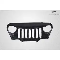 1997-2006 Jeep Wrangler Predator Carbon Fiber Grille image - 11