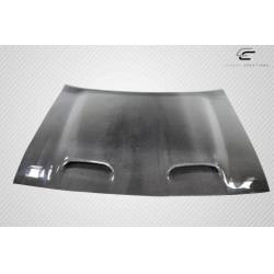 2008-2023 Dodge Challenger Carbon Creations Redeye Look Hood - 1 Piece image - 4