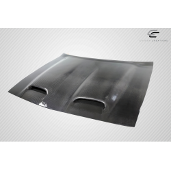 2008-2023 Dodge Challenger Carbon Creations Redeye Look Hood - 1 Piece image - 5
