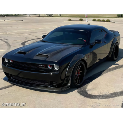 2008-2023 Dodge Challenger Carbon Creations Redeye Look Hood - 1 Piece image - 2