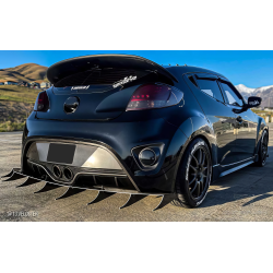2012-2017 Hyundai Veloster Turbo Duraflex D1 Rear Wing Spoiler - 1 Piece image - 5