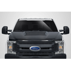 2017-2022 Ford Super Duty F250 F350 F450 Carbon Creations Raptor Look Hood - 1 Piece image - 1