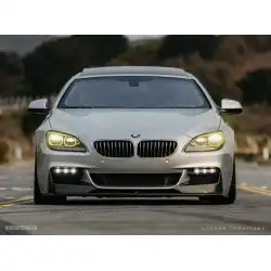 2011-2019 BMW 6 Series F06 F12 F13 M Tech Front Lip Under Spoiler Air Dam - 3 Piece image - 4