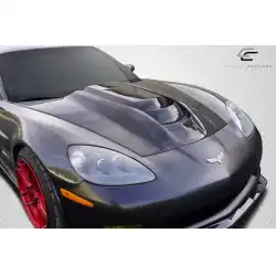 2005-2013 Chevrolet Corvette C6 ZR1 V2 Hood - 1 Piece image - 10