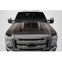 2011-2016 Ford Super Duty F250 F350 F450 GT500 V2 Hood - 1 Piece image - 1